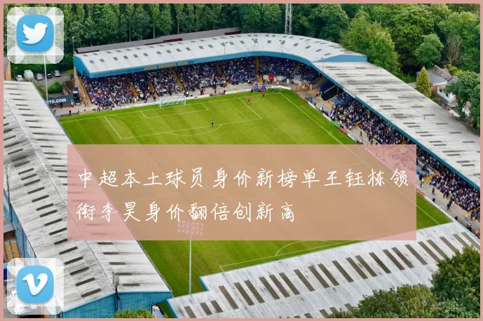 中超本土球员身价新榜单王钰栋领衔李昊身价翻倍创新高